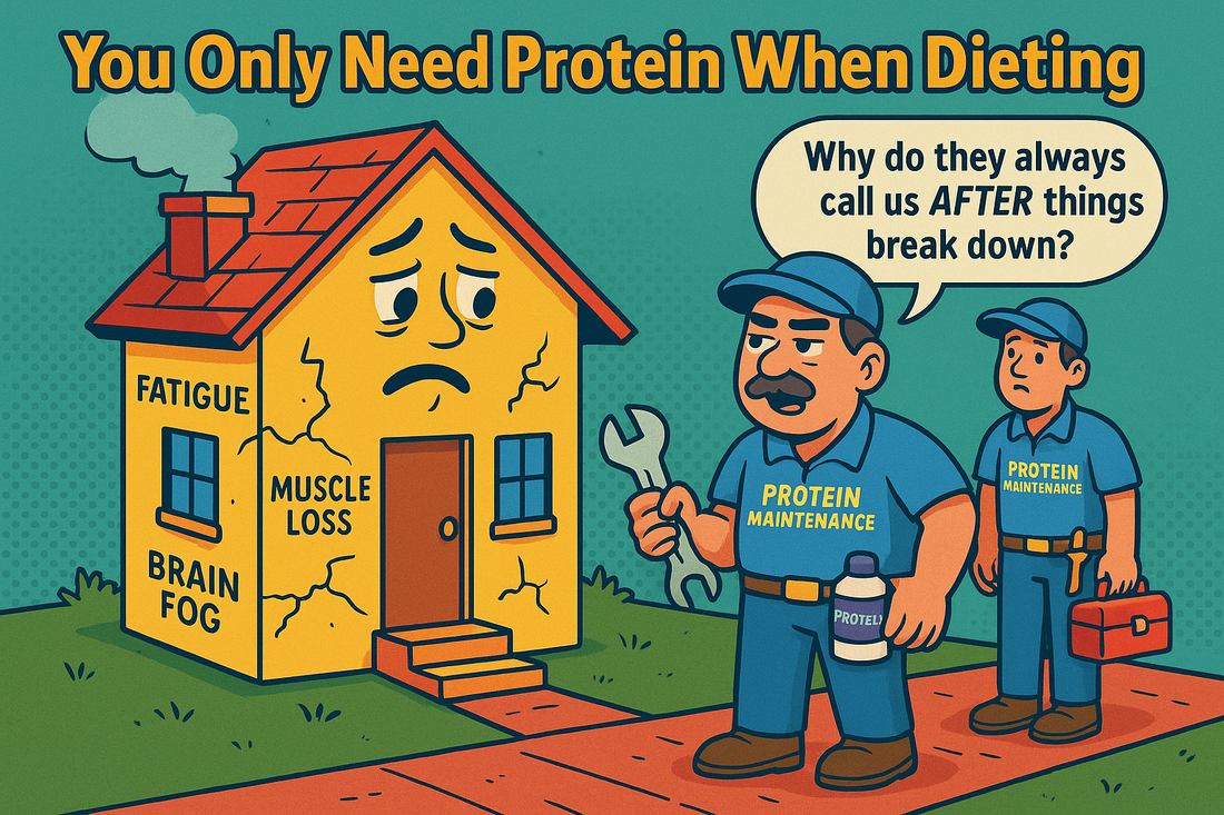 Protein only when dieting myth busted WHO research showing daily protein essential cell repair immunity energy not just weight loss