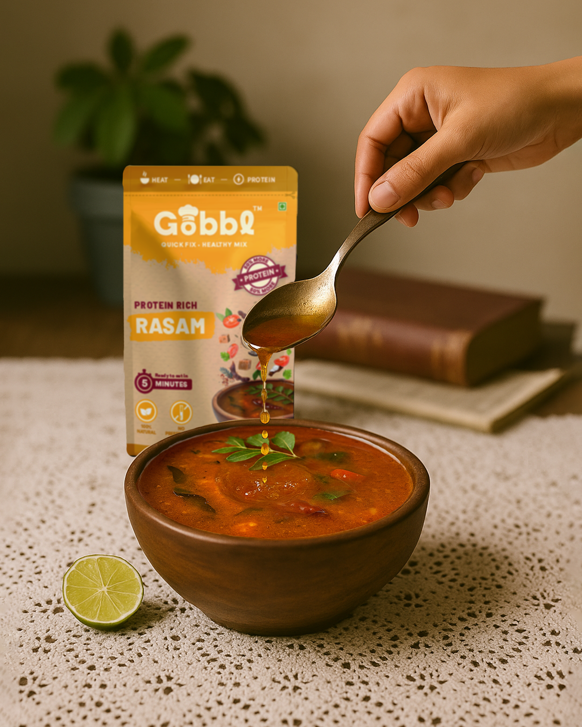 High Protein Rasam