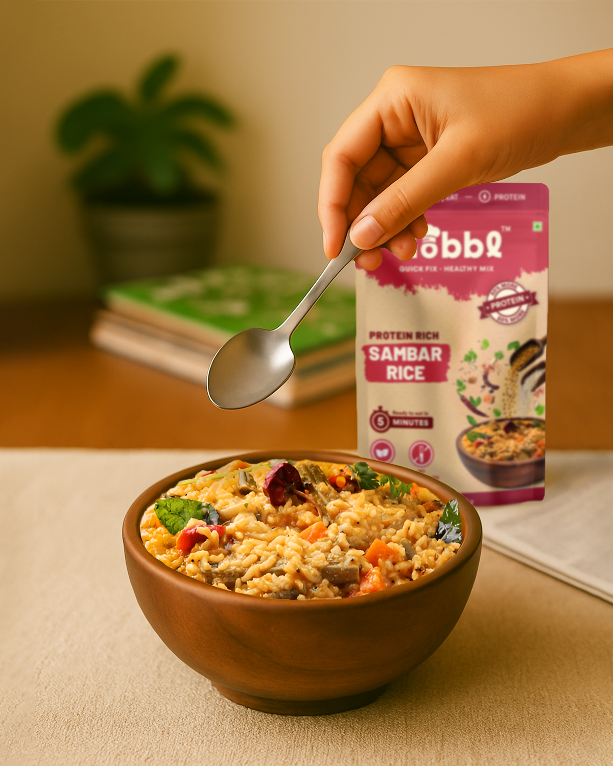 Protein Rich - Sambar Rice