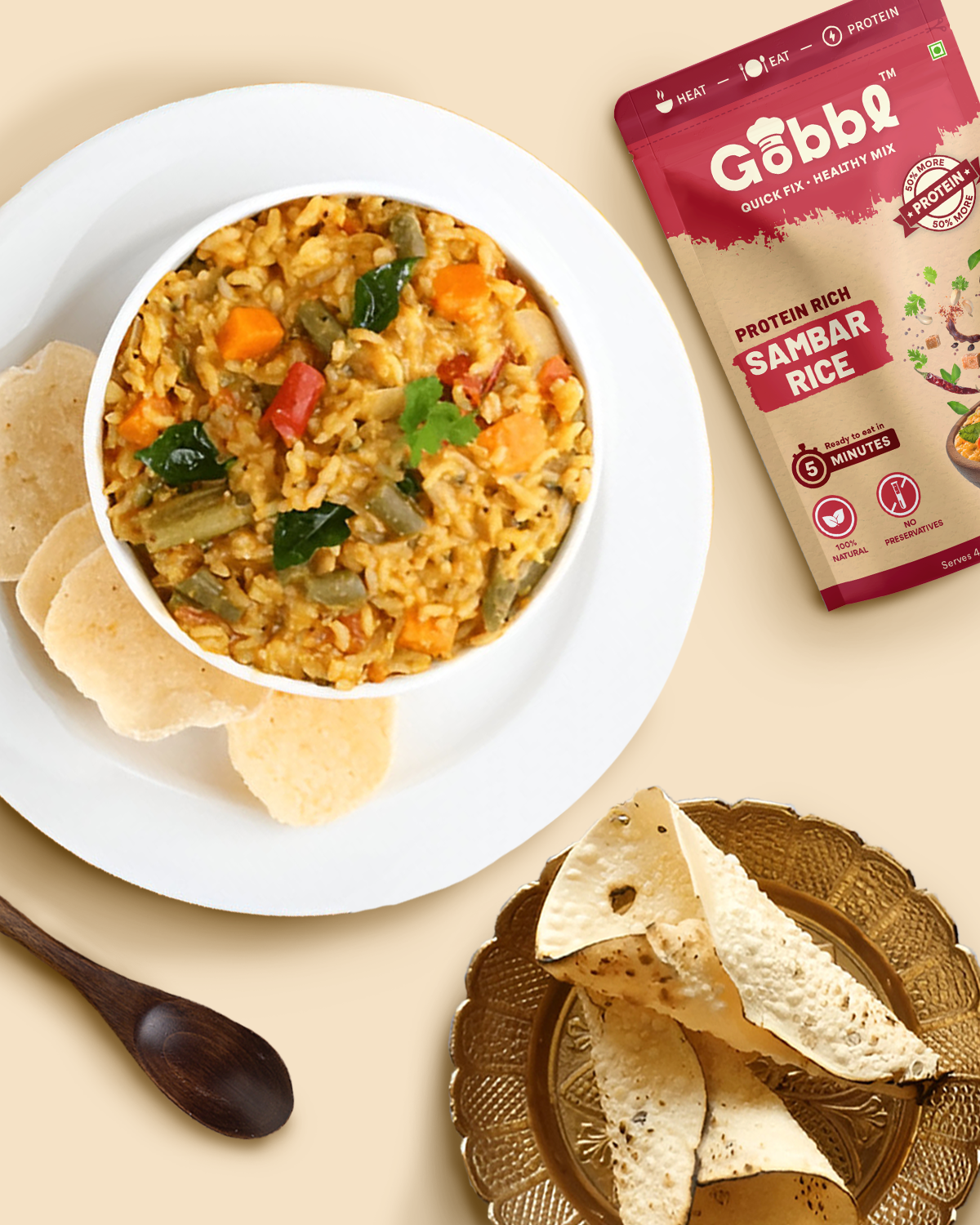 Protein Rich - Sambar Rice